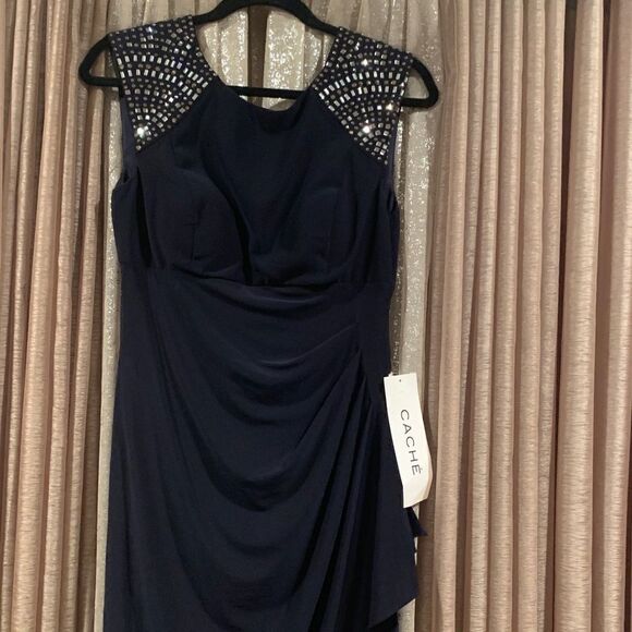 Cache  Navy dress - Picture 1 of 9